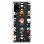 Samsung Galaxy S20 Cute Classic Halloween Spooky Cartoon Characters Hybrid Protective Phone Case Cover