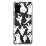 Samsung Galaxy S20 Cute Halloween Spooky Floating Ghosts Horror Scary Hybrid Protective Phone Case Cover