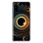 Samsung Galaxy S20 Mandala Geometry Abstract Eclipse Pattern Hybrid Protective Phone Case Cover
