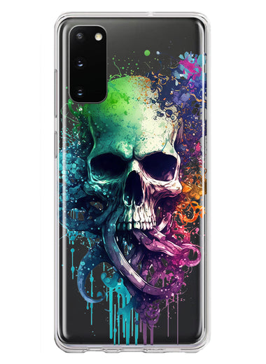 Samsung Galaxy S20 Fantasy Octopus Tentacles Skull Hybrid Protective Phone Case Cover