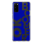 Samsung Galaxy S20 Blue Clear Funny Text Quote Ok Boomer Hybrid Protective Phone Case Cover