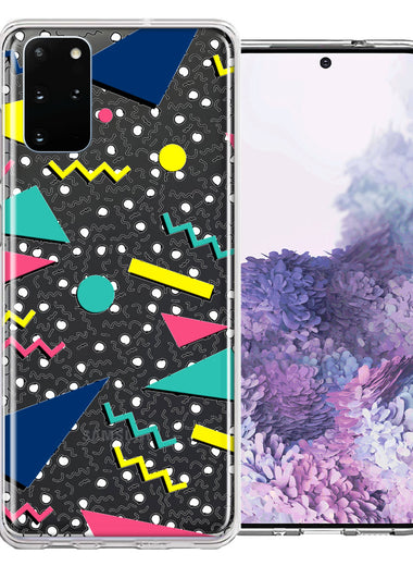 Samsung Galaxy S20 Plus 90's Swag Shapes Design Double Layer Phone Case Cover
