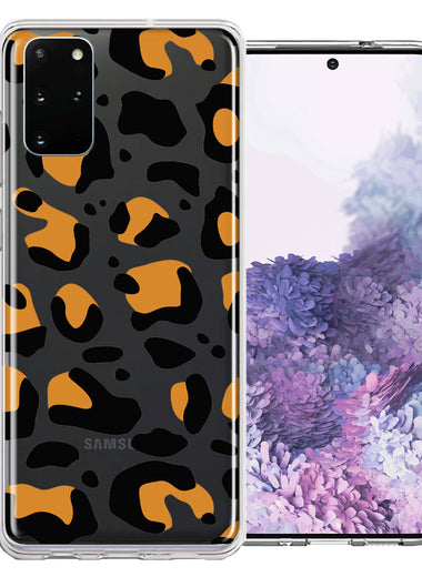 Samsung Galaxy S20 Plus Classic Animal Wild Leopard Jaguar Print Double Layer Phone Case Cover
