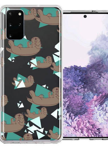 Samsung Galaxy S20 Plus Cute Otter Design Double Layer Phone Case Cover