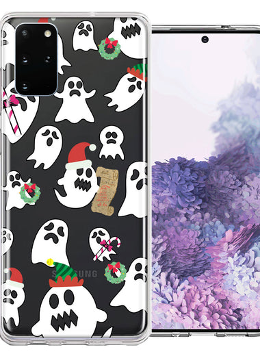 Samsung Galaxy S20 Plus Halloween Christmas Ghost Design Double Layer Phone Case Cover