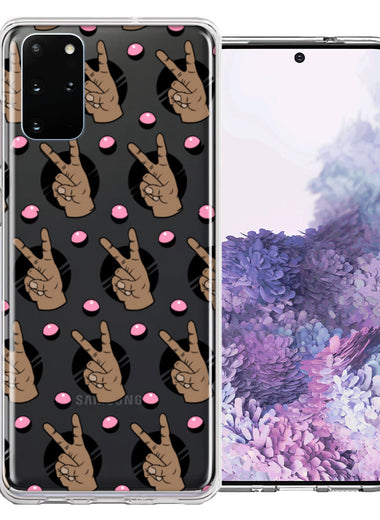 Samsung Galaxy S20 Plus Peace for All Design Double Layer Phone Case Cover