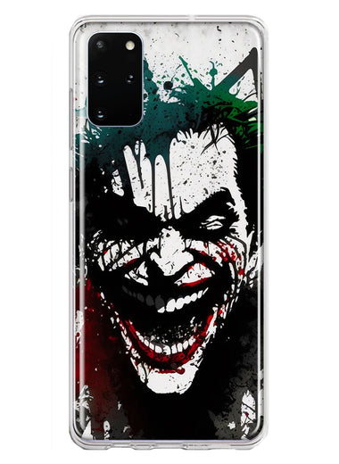 Samsung Galaxy S20 Plus Laughing Joker Painting Graffiti Hybrid Protective Phone Case Cover