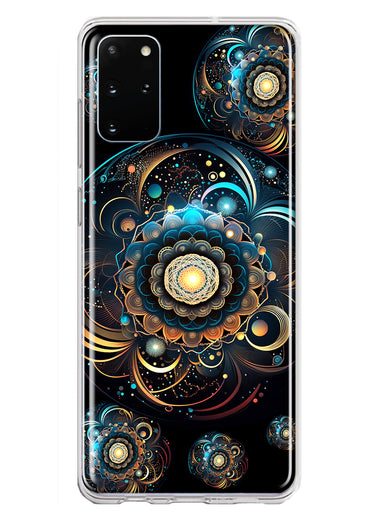 Samsung Galaxy S20 Plus Mandala Geometry Abstract Multiverse Pattern Hybrid Protective Phone Case Cover