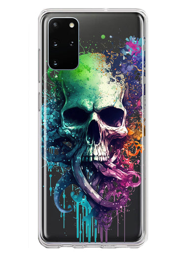 Samsung Galaxy S20 Plus Fantasy Octopus Tentacles Skull Hybrid Protective Phone Case Cover
