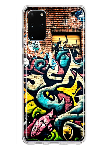 Samsung Galaxy S20 Plus Urban Graffiti Wall Art Painting Hybrid Protective Phone Case Cover