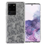 Samsung Galaxy S20 Ultra 3D Love Letters Hearts Valentine's Day Double Layer Phone Case Cover
