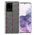 Samsung Galaxy S20 Ultra Vintage Christmas Lights Design Double Layer Phone Case Cover