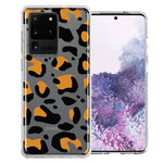 Samsung Galaxy S20 Ultra Classic Animal Wild Leopard Jaguar Print Double Layer Phone Case Cover