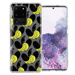 Samsung Galaxy S20 Ultra Tropical Bananas Design Double Layer Phone Case Cover