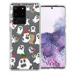 Samsung Galaxy S20 Ultra Halloween Christmas Ghost Design Double Layer Phone Case Cover