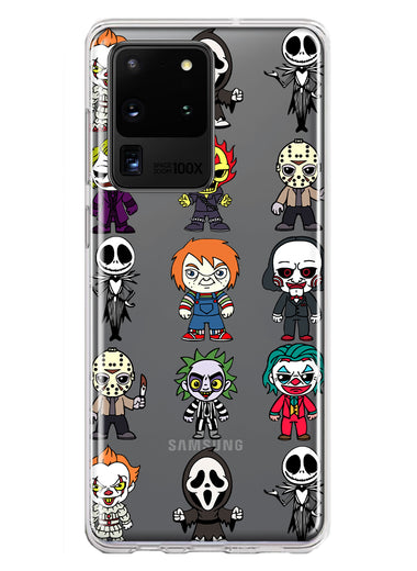 Samsung Galaxy S20 Ultra Cute Classic Halloween Spooky Cartoon Characters Hybrid Protective Phone Case Cover