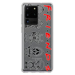 Samsung Galaxy S20 Ultra Cute Halloween Spooky Horror Scary Characters Friends Hybrid Protective Phone Case Cover
