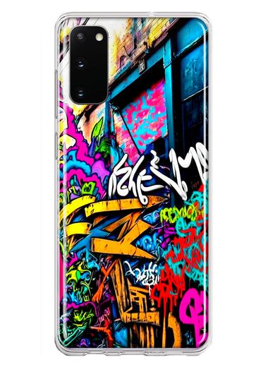 Samsung Galaxy S20 Urban Graffiti Street Art Painting Hybrid Protective Phone Case Cover