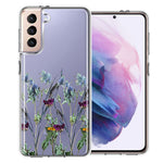 Samsung Galaxy S21 Country Dried Flowers Design Double Layer Phone Case Cover