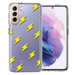 Samsung Galaxy S21 Electric Lightning Bolts Design Double Layer Phone Case Cover