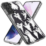 Samsung Galaxy S20 Ultra Cute Halloween Spooky Floating Ghosts Horror Scary Hybrid Protective Phone Case Cover