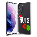 Samsung Galaxy Note 10 Plus Christmas Funny Couples Chest Nuts Ornaments Hybrid Protective Phone Case Cover