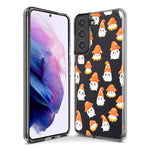 Samsung Galaxy Note 20 Cute Cartoon Mushroom Ghost Characters Hybrid Protective Phone Case Cover