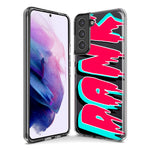 Samsung Galaxy S20 Ultra Teal Pink Clear Funny Text Quote Dank Hybrid Protective Phone Case Cover
