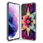 Samsung Galaxy Note 10 Plus Mandala Geometry Abstract Star Pattern Hybrid Protective Phone Case Cover