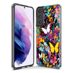 Samsung Galaxy Note 10 Plus Psychedelic Trippy Butterflies Pop Art Hybrid Protective Phone Case Cover