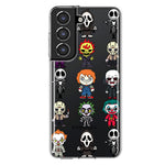 Samsung Galaxy S22 Cute Classic Halloween Spooky Cartoon Characters Hybrid Protective Phone Case Cover