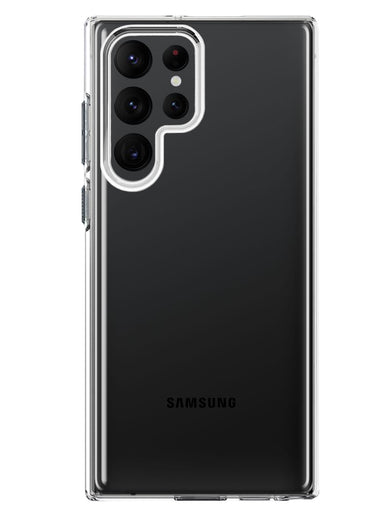 Samsung Galaxy S22 Ultra Clear Shockproof Heavy Duty Double Layer Dual Hybrid Protective Phone Case Cover