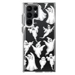 Samsung Galaxy S23 Ultra Cute Halloween Spooky Floating Ghosts Horror Scary Hybrid Protective Phone Case Cover