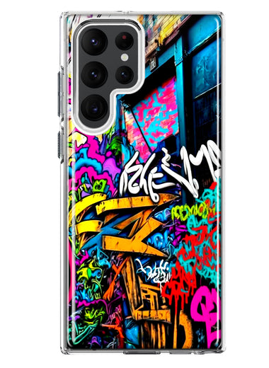 Samsung Galaxy S23 Ultra Urban Graffiti Street Art Painting Hybrid Protective Phone Case Cover