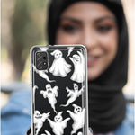 Samsung Galaxy Z Flip 4 Cute Halloween Spooky Floating Ghosts Horror Scary Hybrid Protective Phone Case Cover