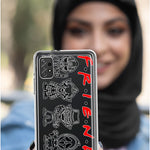 Samsung Galaxy Z Flip 4 Cute Halloween Spooky Horror Scary Characters Friends Hybrid Protective Phone Case Cover