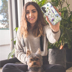 Motorola G Power 2020 Lavender Dragonfly Butterflies Spring Flowers Hybrid Protective Phone Case Cover