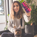 Samsung Galaxy A21 Purple Pink Orange Clear Funny Text Quote Low Key Hybrid Protective Phone Case Cover