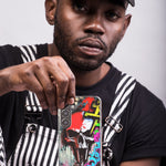 Motorola Moto G Stylus 5G 2022 Skull Face Graffiti Painting Art Hybrid Protective Phone Case Cover