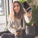 Motorola Moto One 5G Black Clear Funny Text Quote But First Coffee Hybrid Protective Phone Case Cover