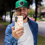Samsung Galaxy Z Flip 4 Cute Cartoon Mushroom Ghost Characters Hybrid Protective Phone Case Cover
