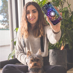 Motorola Moto G Stylus 5G 2023 Mandala Geometry Abstract Galaxy Pattern Hybrid Protective Phone Case Cover
