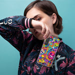 Samsung Galaxy Note 20 Ultra Psychedelic Trippy Happy Characters Pop Art Hybrid Protective Phone Case Cover