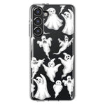 Samsung Galaxy S23 Plus Cute Halloween Spooky Floating Ghosts Horror Scary Hybrid Protective Phone Case Cover