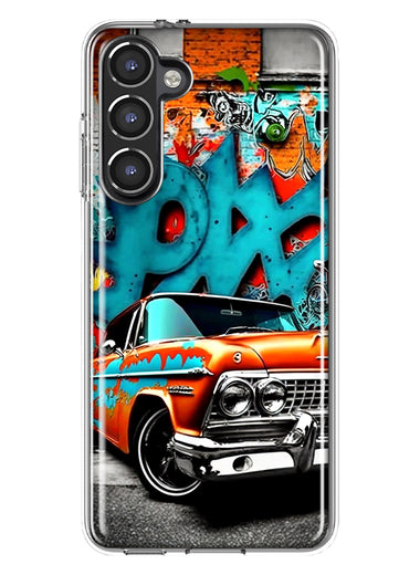 Samsung Galaxy S23 Lowrider Painting Graffiti Art Hybrid Protective Phone Case Cover