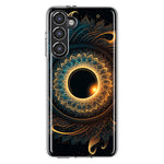 Samsung Galaxy S23 Plus Mandala Geometry Abstract Eclipse Pattern Hybrid Protective Phone Case Cover