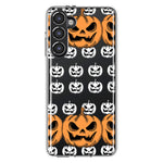 Samsung Galaxy S23 Plus Halloween Spooky Horror Scary Jack O Lantern Pumpkins Hybrid Protective Phone Case Cover