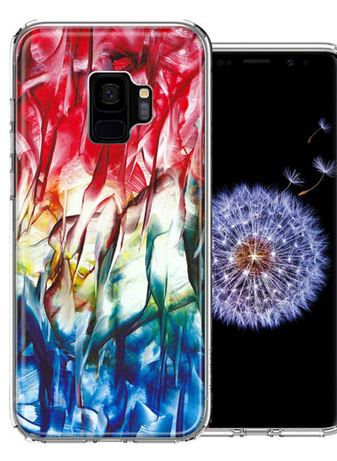 Samsung Galaxy S9 Land Sea Abstract Design Double Layer Phone Case Cover