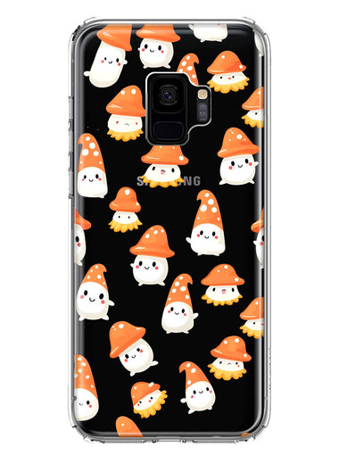 Samsung Galaxy S9 Cute Cartoon Mushroom Ghost Characters Hybrid Protective Phone Case Cover