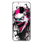 Samsung Galaxy S9 Evil Joker Face Painting Graffiti Hybrid Protective Phone Case Cover